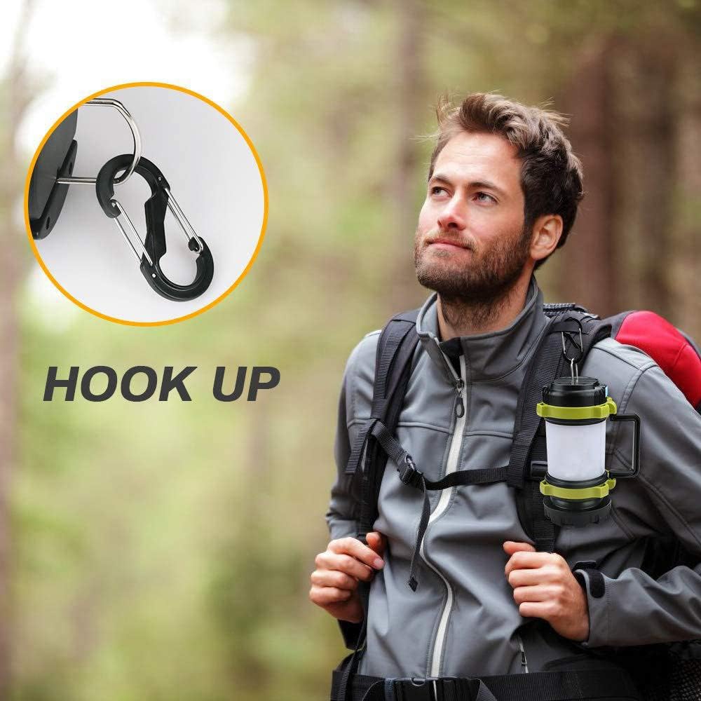 Alpswolf Camping Lantern Rechargeable, 4000mAh Camping Flashlight 6 Modes LED Lantern Portable Rechargeable Lanterns for Power Outage, Emergencies Light for Hiking, Green, 2 Packs - Image 7